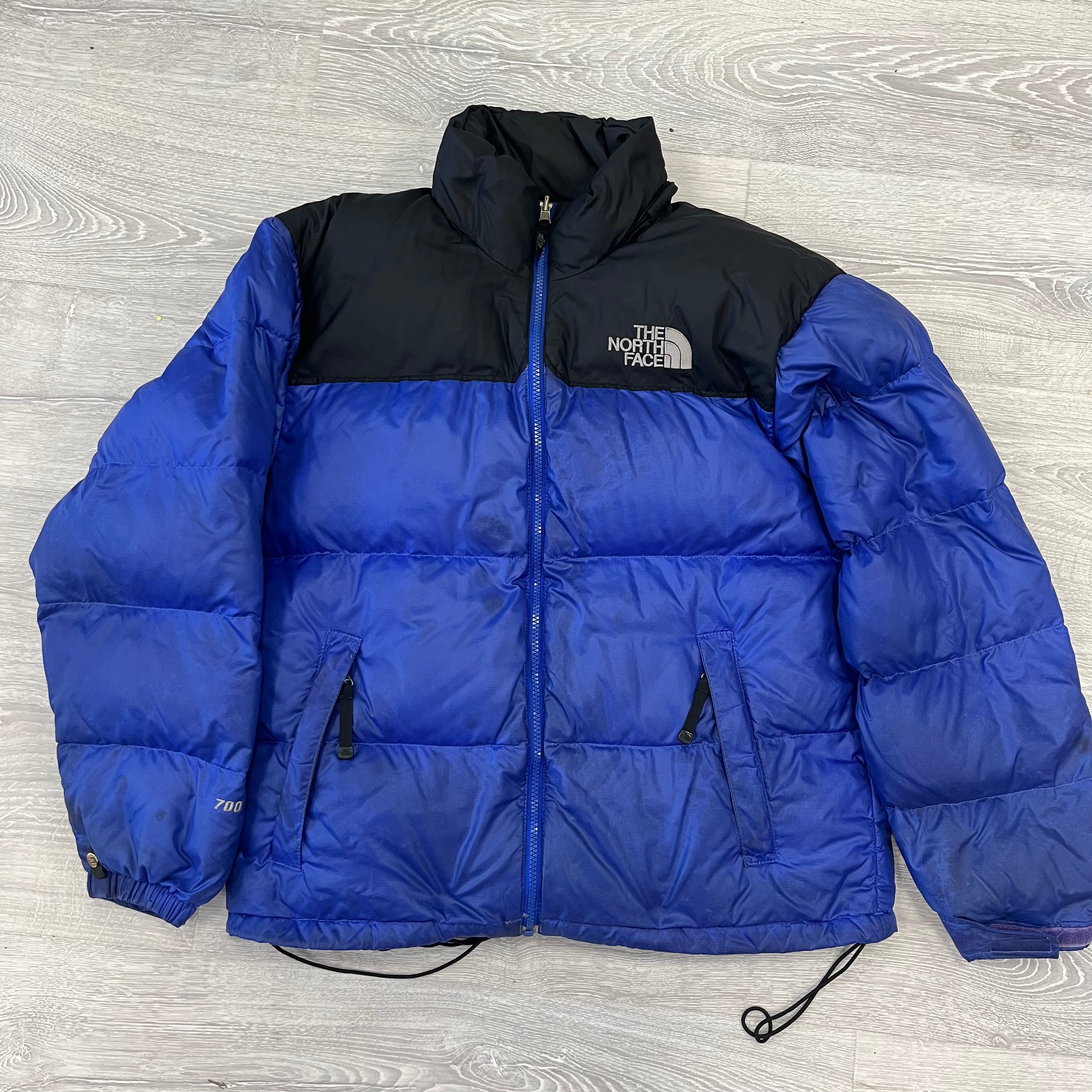 The North Face Light Purple Puffer Jacket WITH STAINS