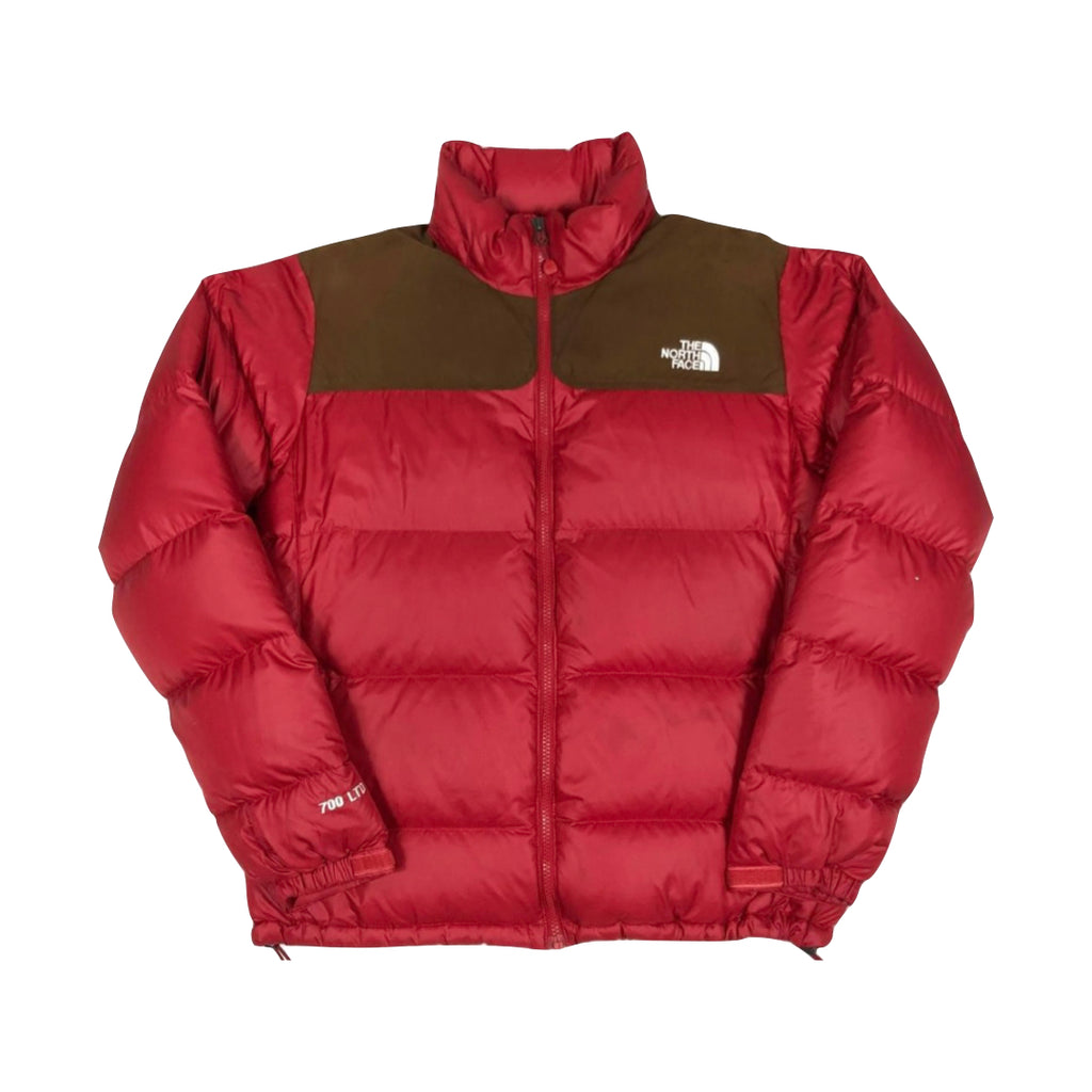The North Face Women’s Red & Brown Baltoro Puffer Jacket NO HOOD