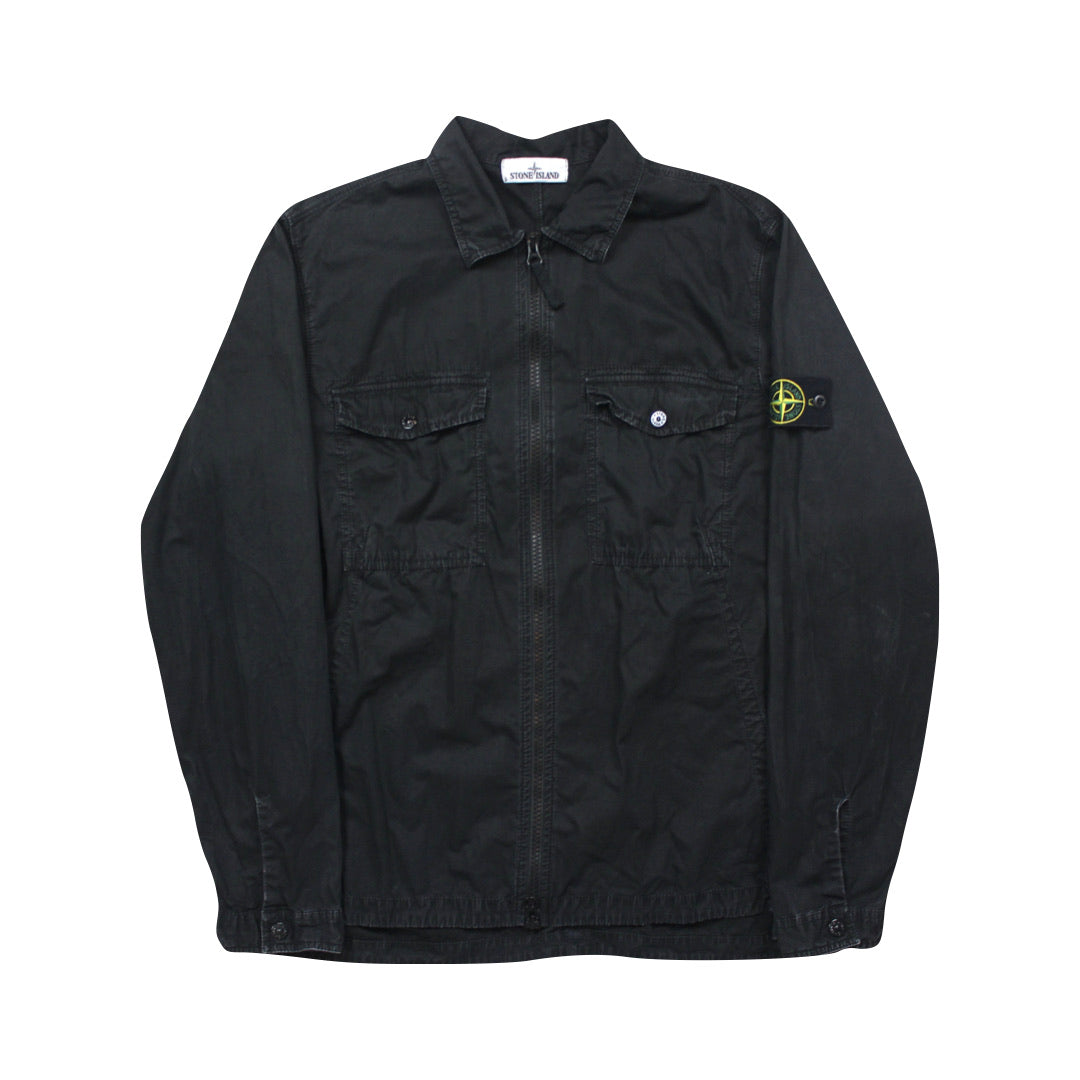 Stone Island AW18 Dyed Black Overshirt