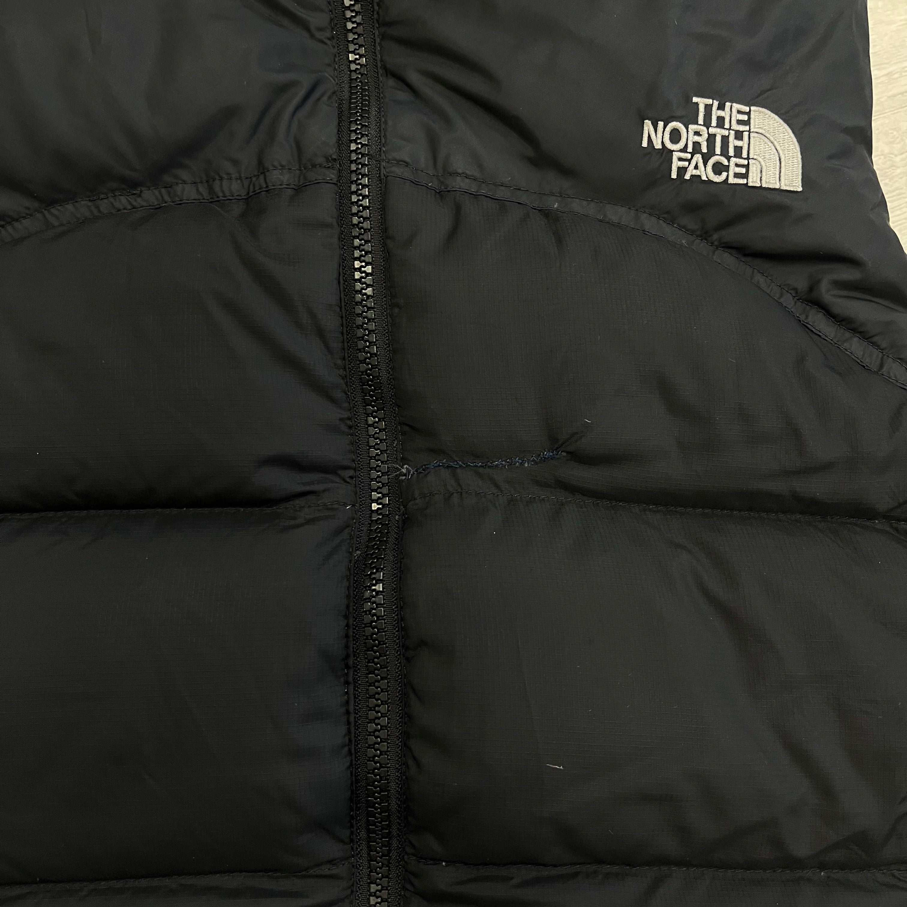 The North Face Women’s Matte Black Gilet Puffer Jacket WITH REPAIR