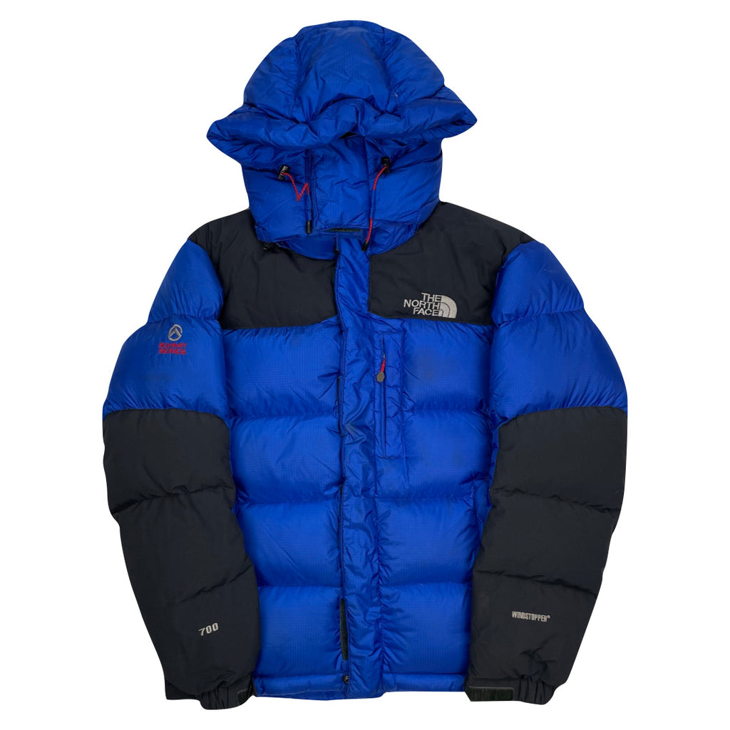 The North Face Aztec Blue Summit Series Puffer Jacket NO HOOD
