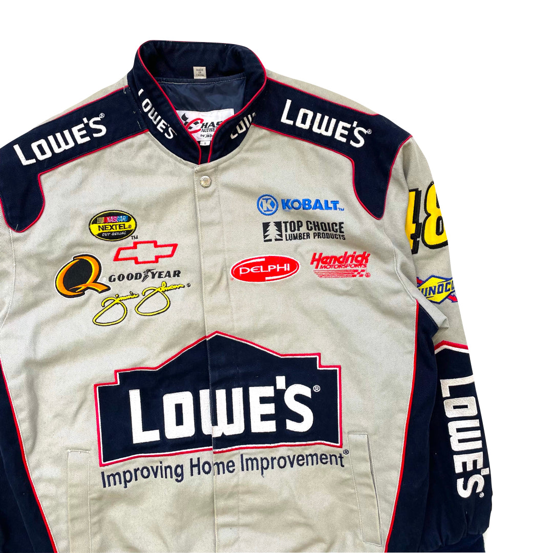 Vintage Lowe's Hunger Nascar Racing Jacket