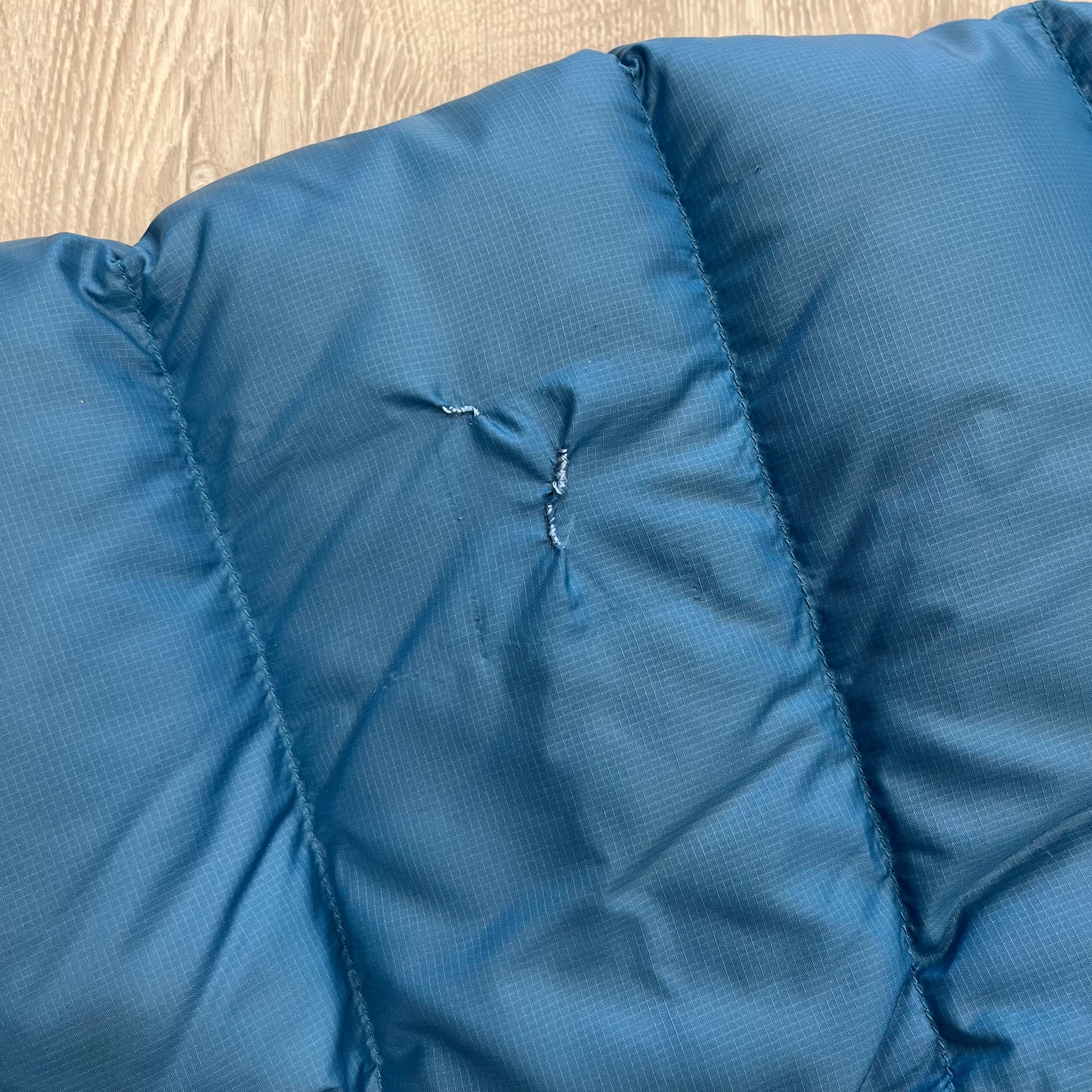 The North Face Blue N2 Puffer Jacket WITH REPAIR