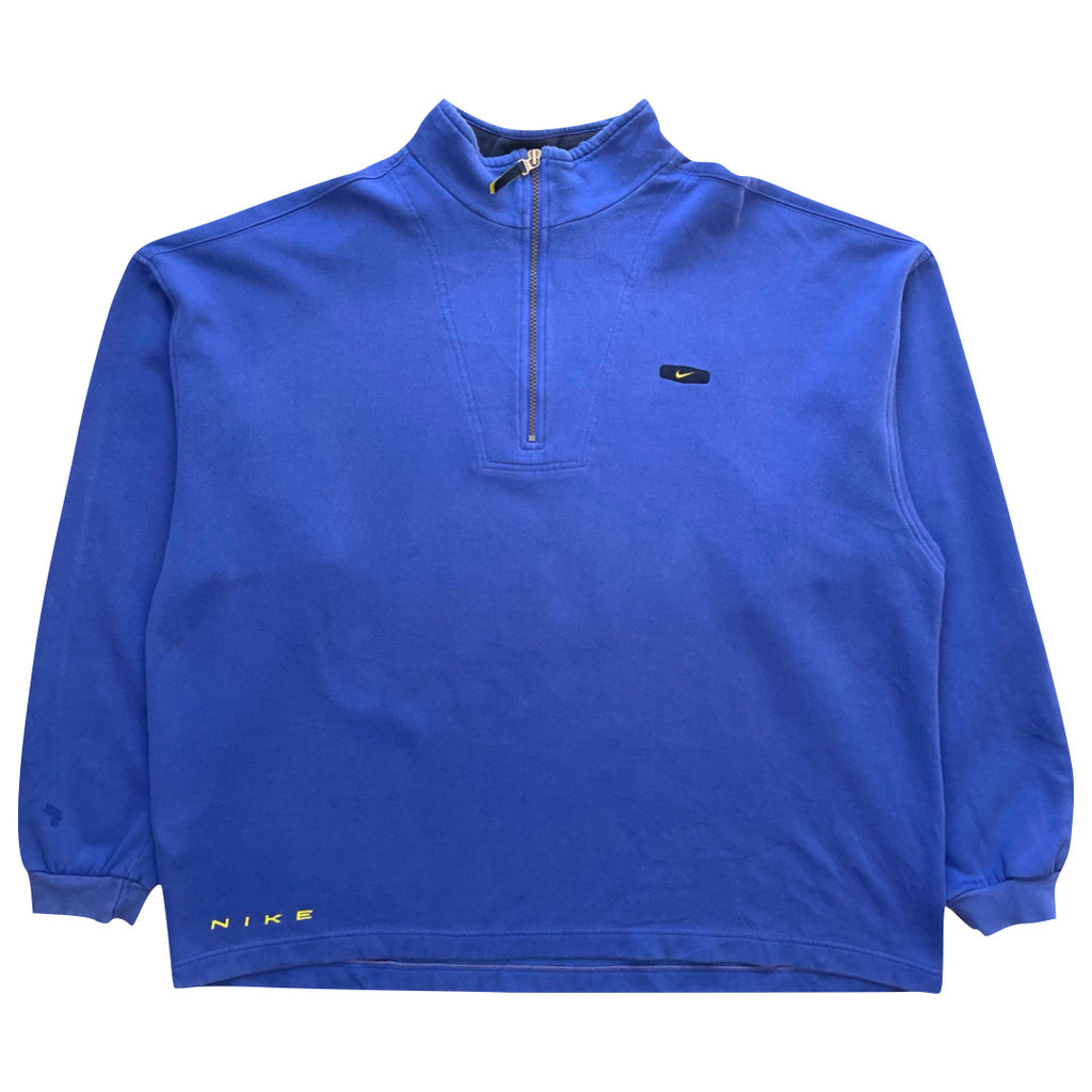 Nike Blue 1/4 Zip Sweatshirt