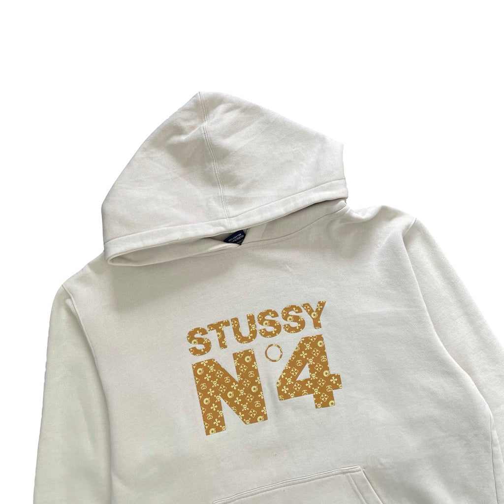 Stussy x LV Light Brown / Beige Hooded Sweatshirt