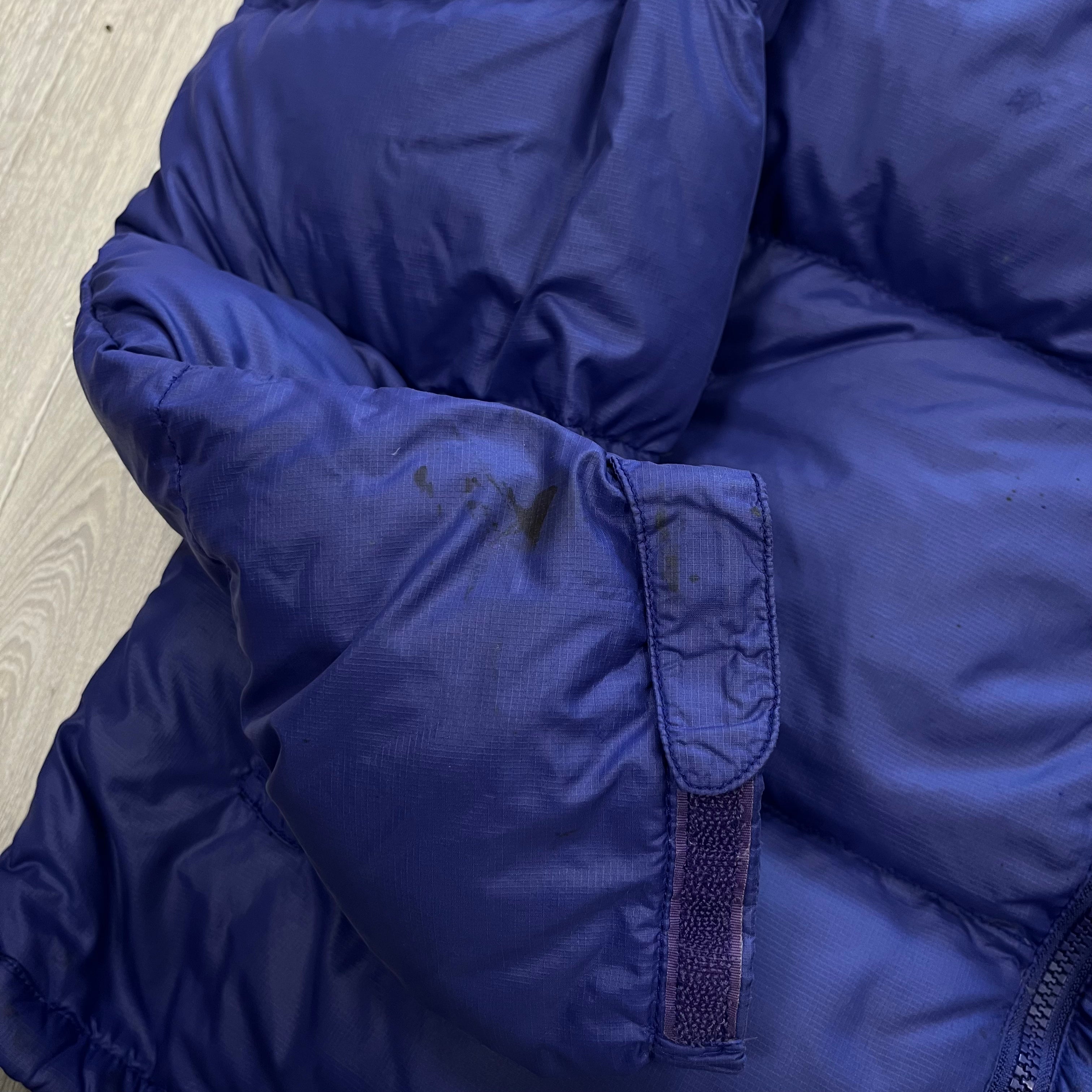 The North Face Light Purple Puffer Jacket WITH STAIN & REPAIR