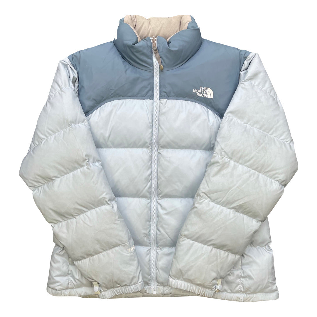 The North Face Womens Baby Blue Puffer Jacket