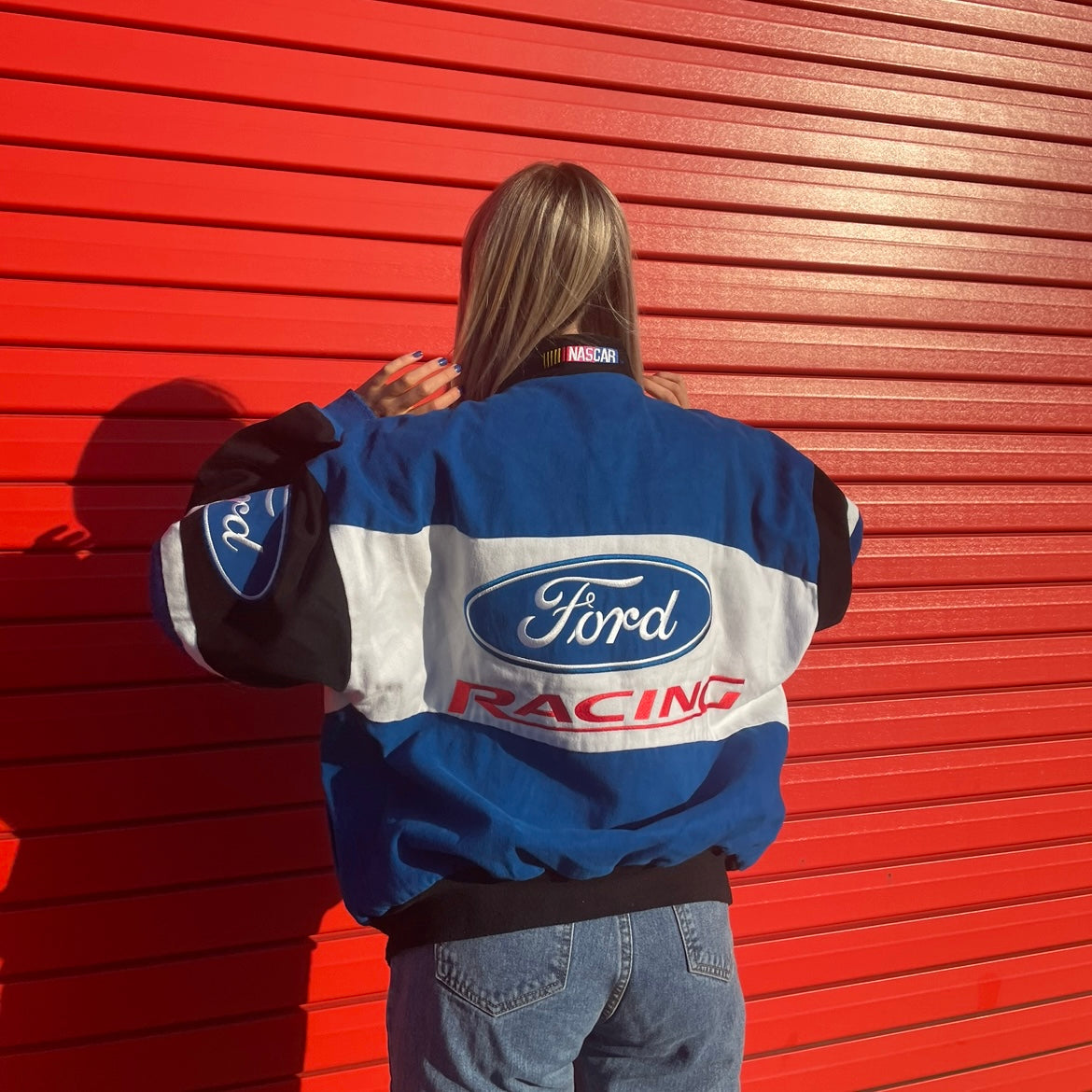 Vintage Ford Racing Nascar Racing Jacket