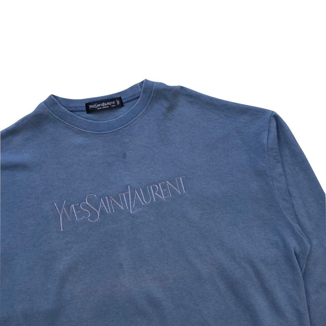 Yves Saint Laurent YSL Navy Blue Sweatshirt