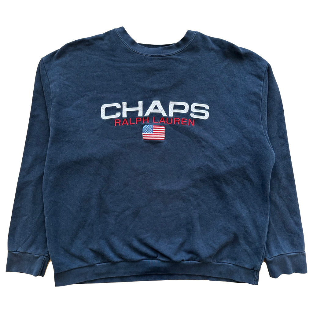 Ralph Lauren Chaps Navy Blue Sweatshirt