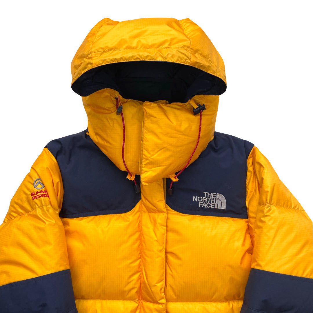 Women’s The North Face Yellow & Navy Baltoro Puffer Jacket