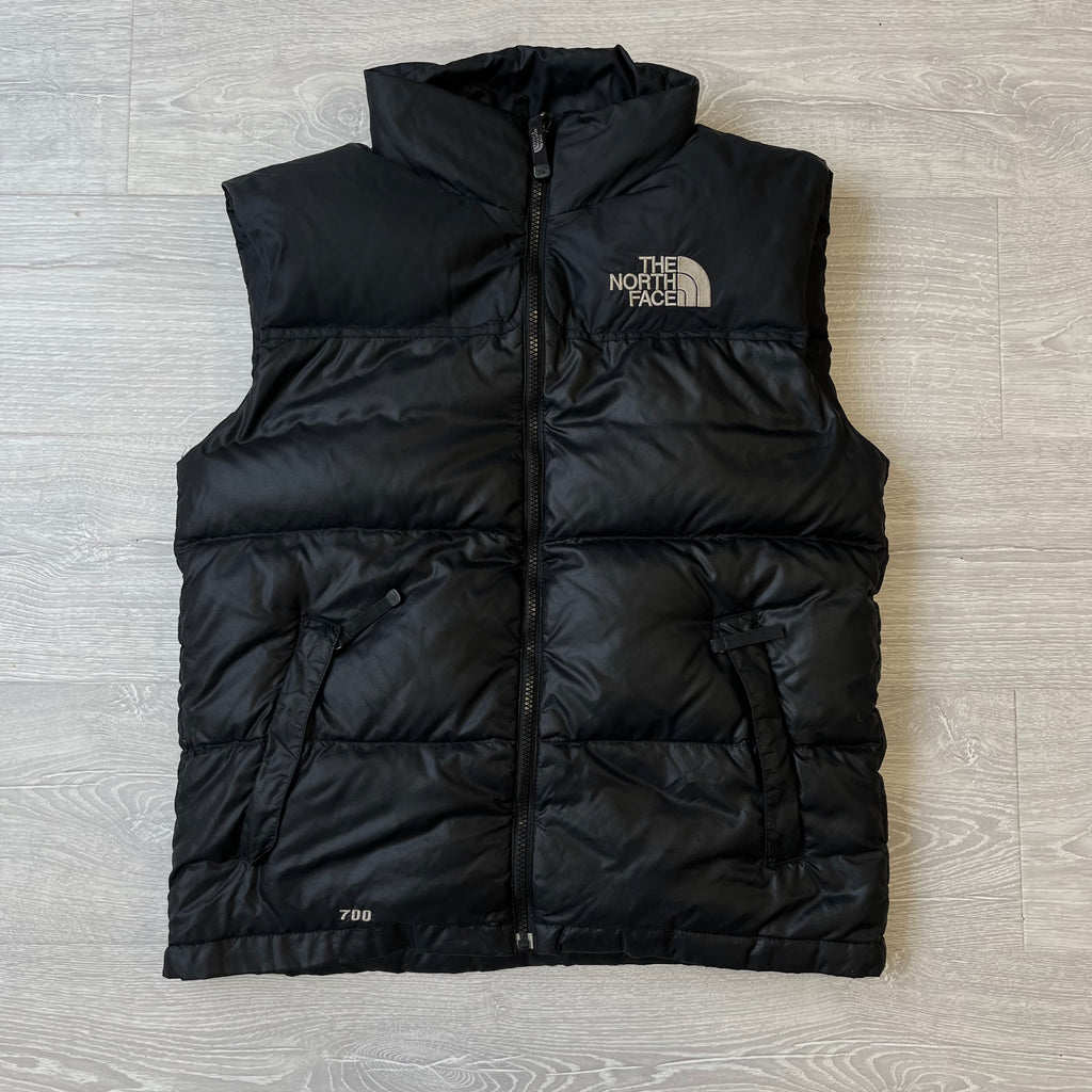 The North Face Black Gilet Puffer Jacket LESS PUFFY We Vintage