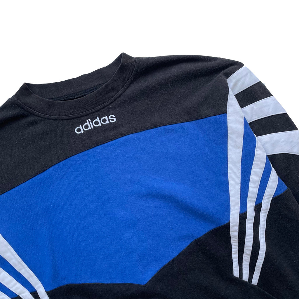 Adidas Black / Blue Sweatshirt