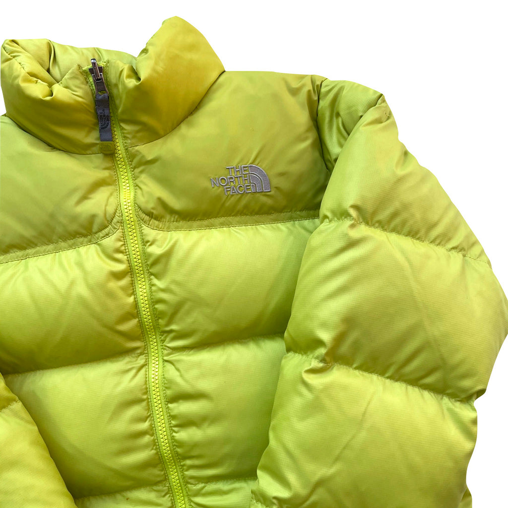 The North Face Womens Lime Green Puffer Jacket
