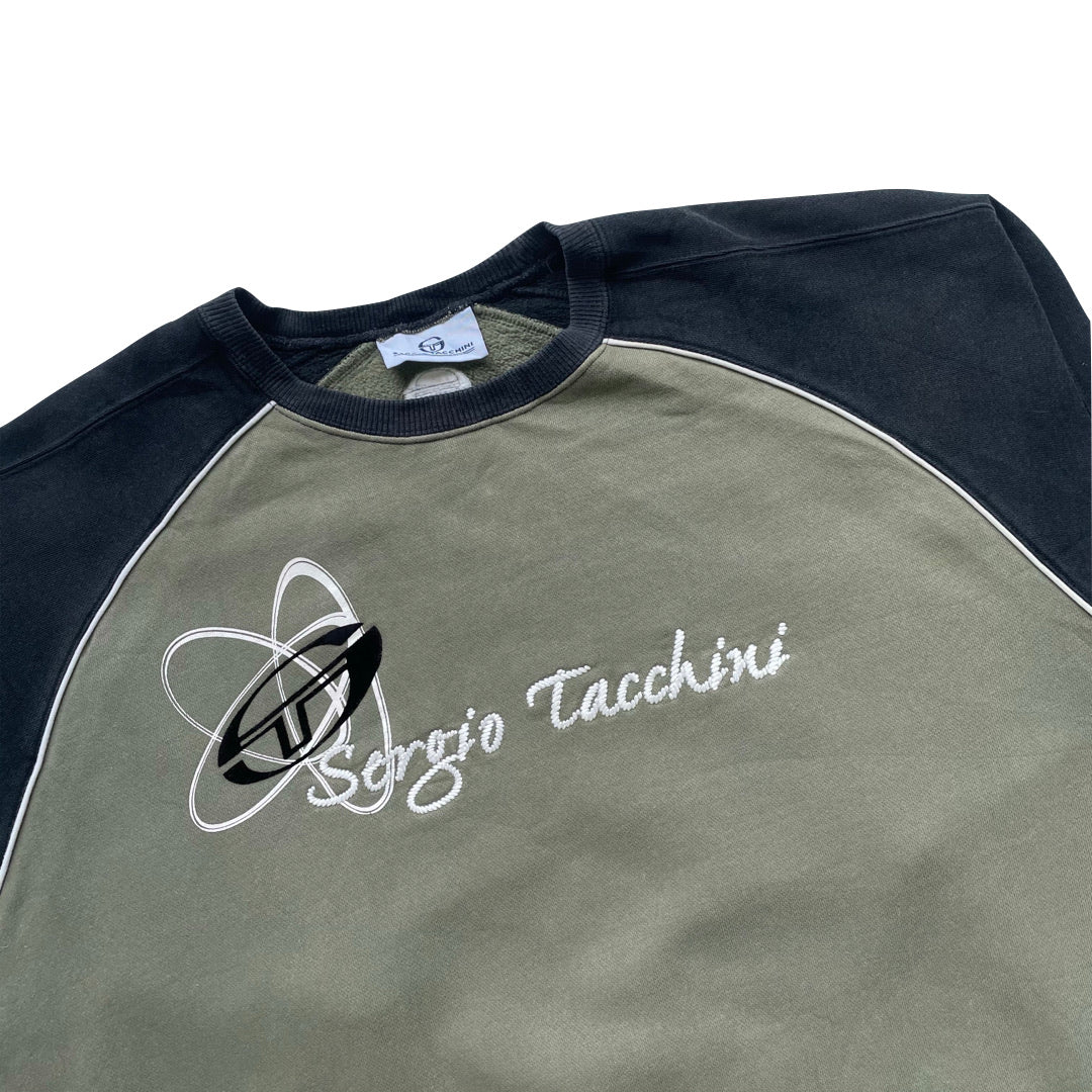 Sergio Tacchini Black & Khaki Green Sweatshirt