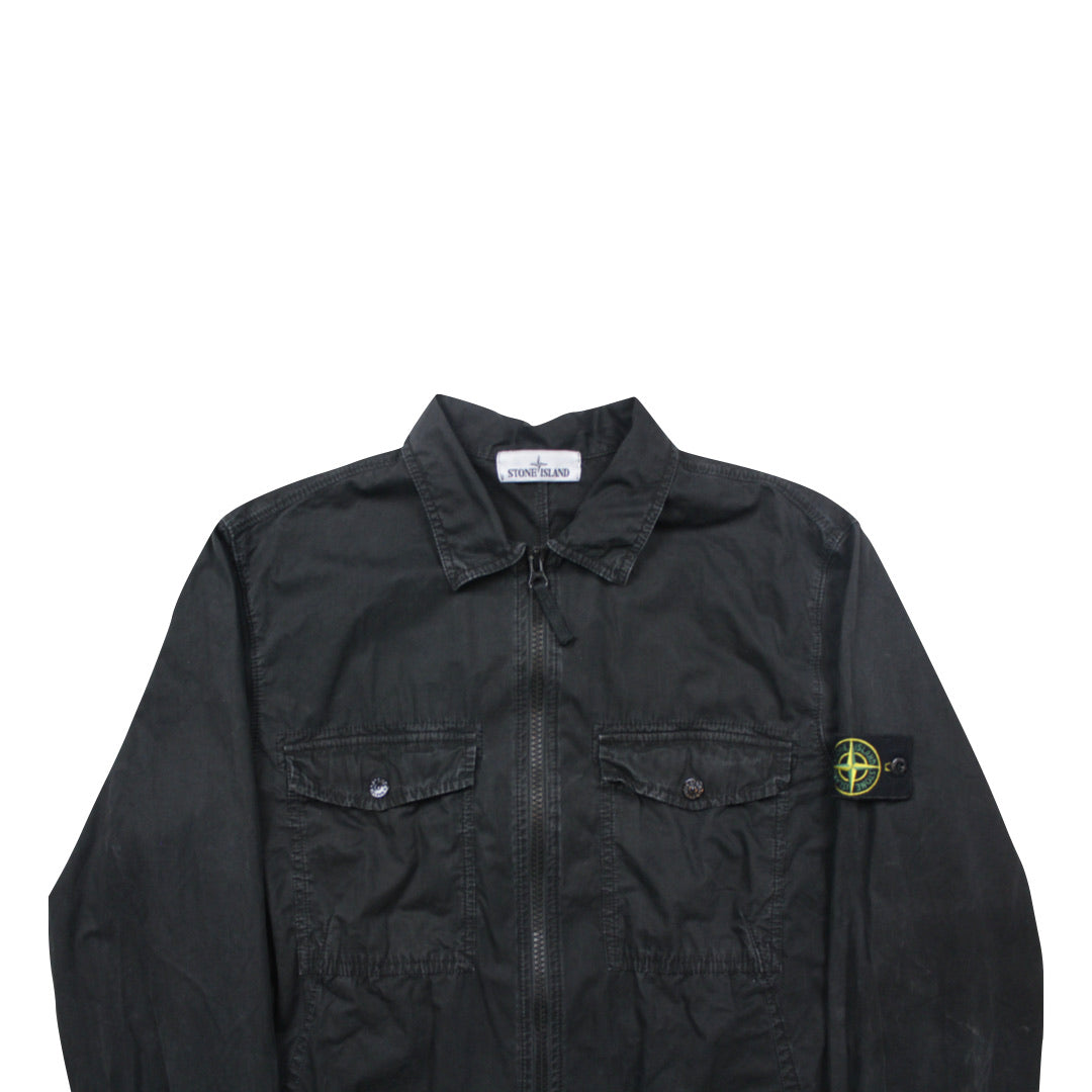 Stone Island AW18 Dyed Black Overshirt