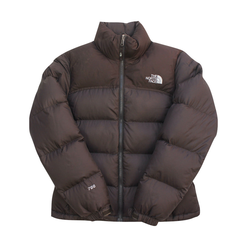 Vintage The North Face Womens Brown Puffer Jacket
