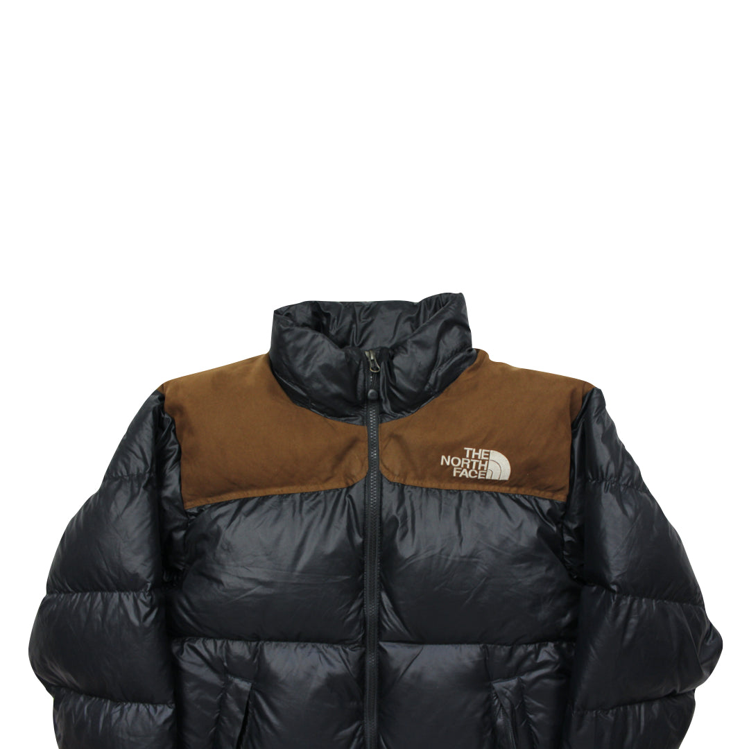 The North Face Black & Brown Puffer Jacket