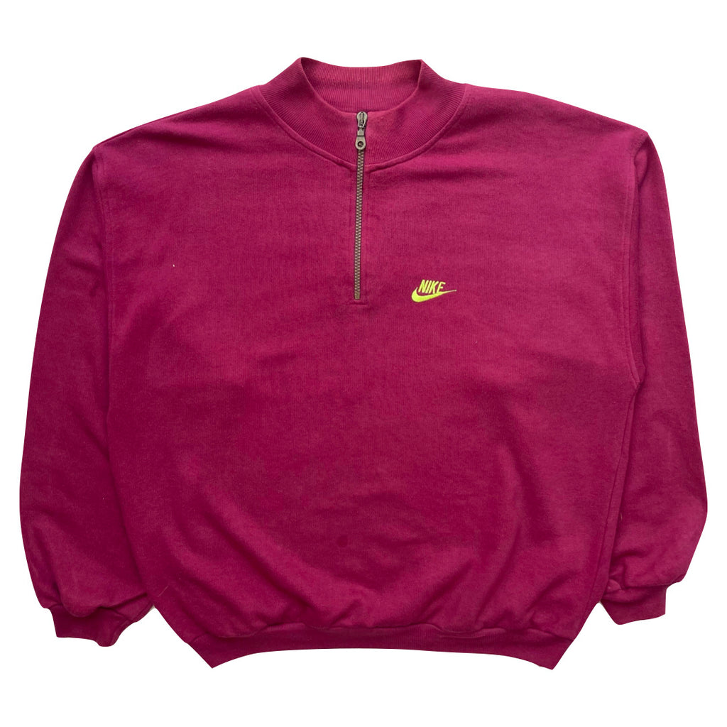 Nike Maroon Red 1/4 Zip Sweatshirt