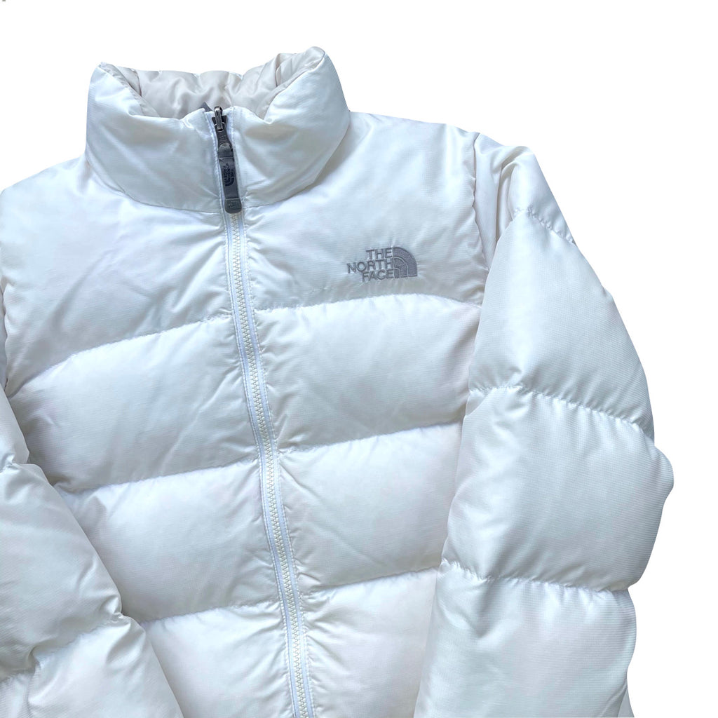 The North Face Womens White Puffer Jacket 600