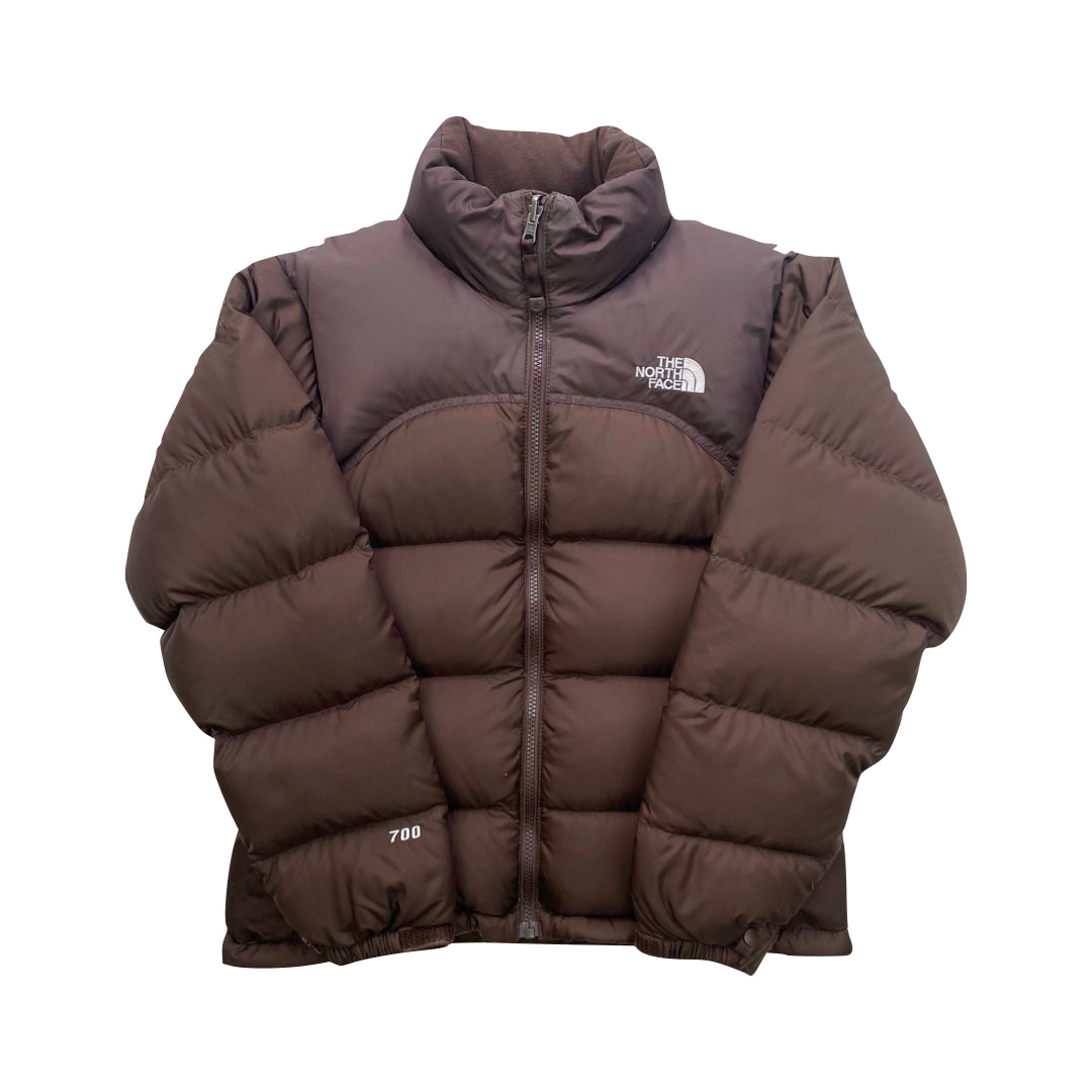 Vintage The North Face Brown Womens Puffer Jacket