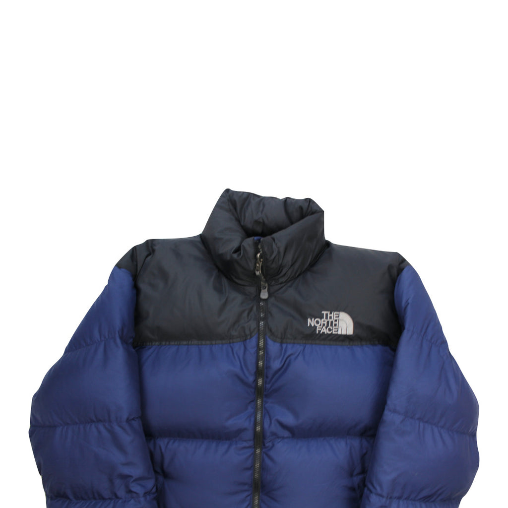 The North Face Matte Navy Blue Puffer Jacket