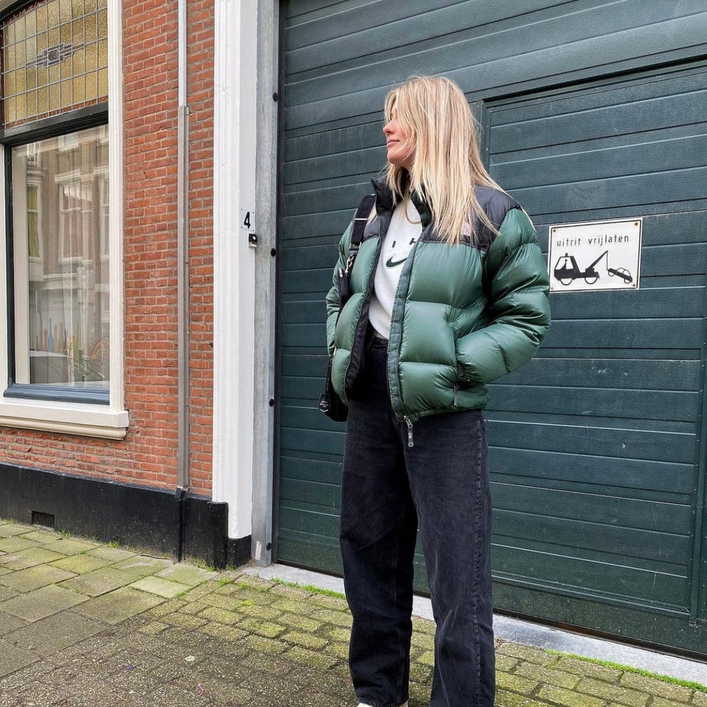 The North Face Green Puffer Jacket