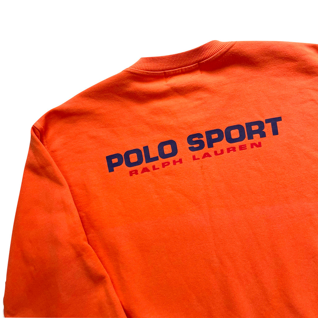 Ralph Lauren Polo Sport Orange Sweatshirt WITH MARK