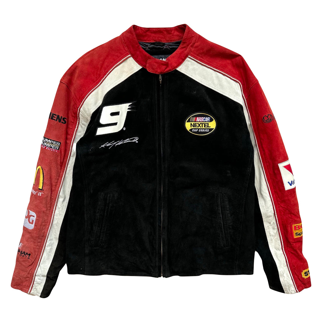 Vintage Dodge Nascar Leather Racing Jacket