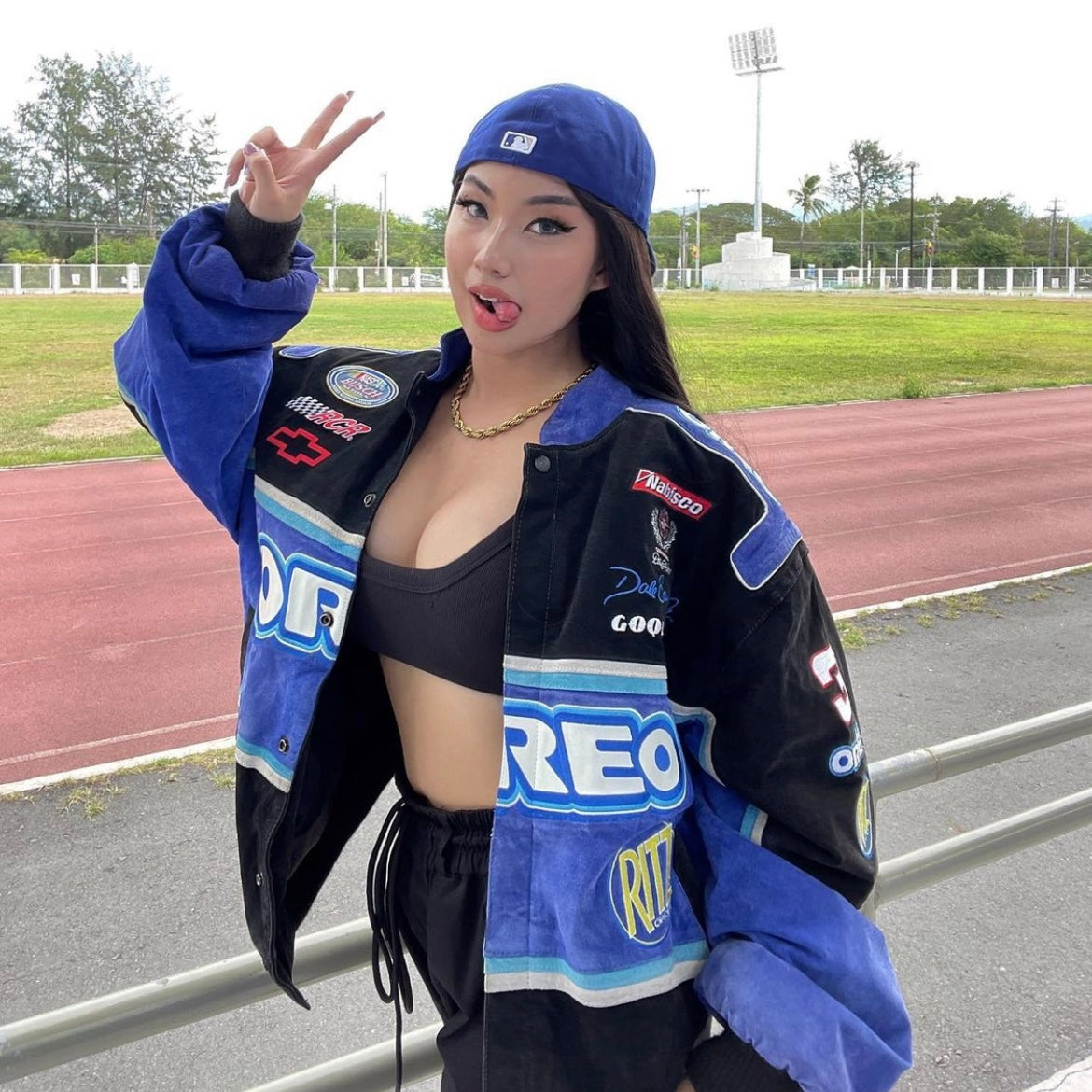 Vintage Oreo Nascar Racing Jacket