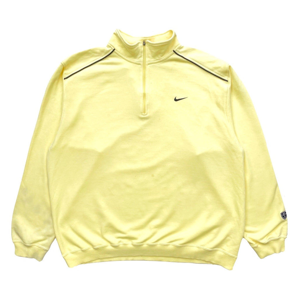 Nike Yellow 1/4 Zip Sweatshirt