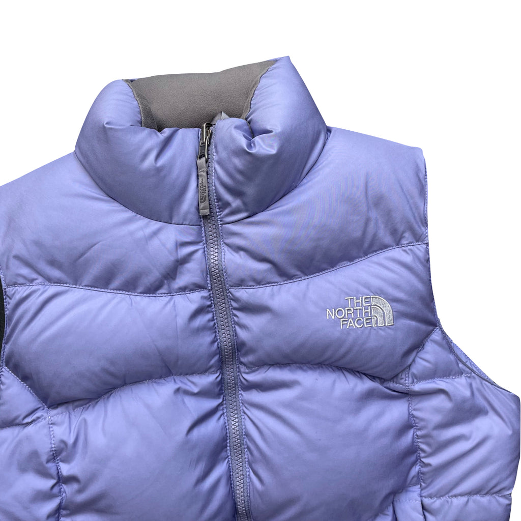 The North Face Women’s Baby Pink/ Lilac Purple Gilet Puffer Jacket