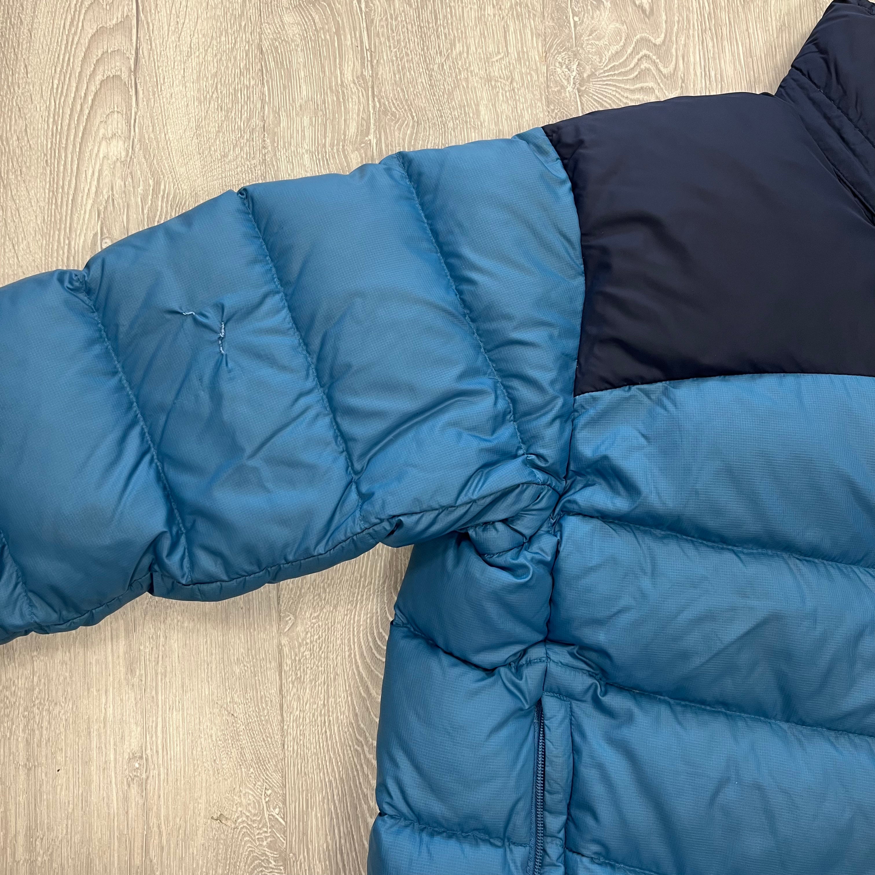 The North Face Blue N2 Puffer Jacket WITH REPAIR