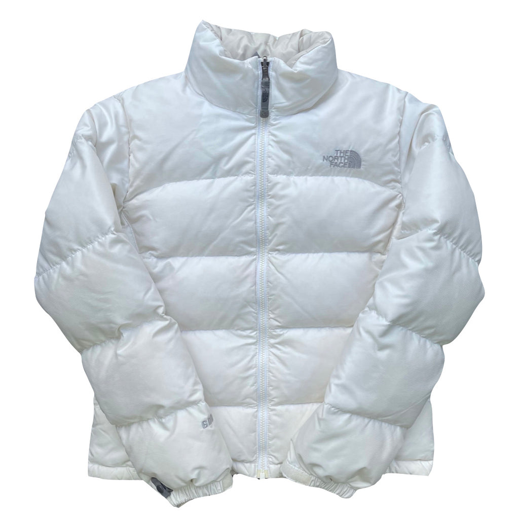 The North Face Womens White Puffer Jacket 600