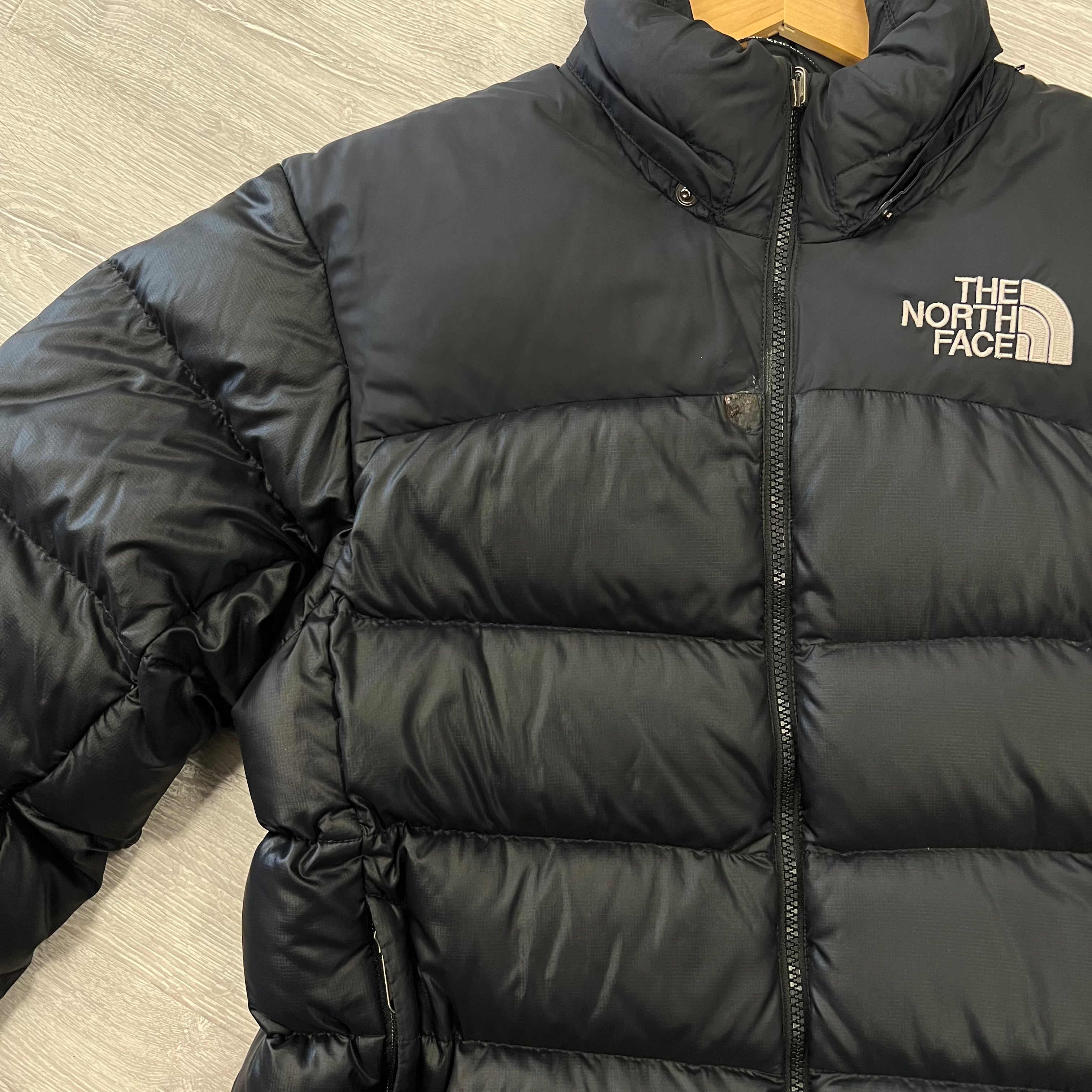 The North Face N2 Black Puffer Jacket WITH REPAIR