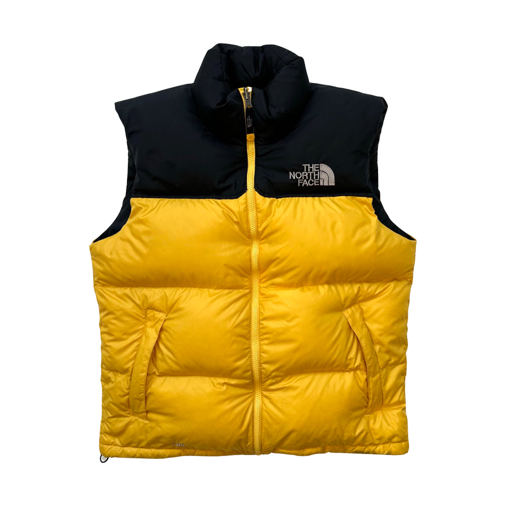 The North Face Yellow Gilet Puffer Jacket