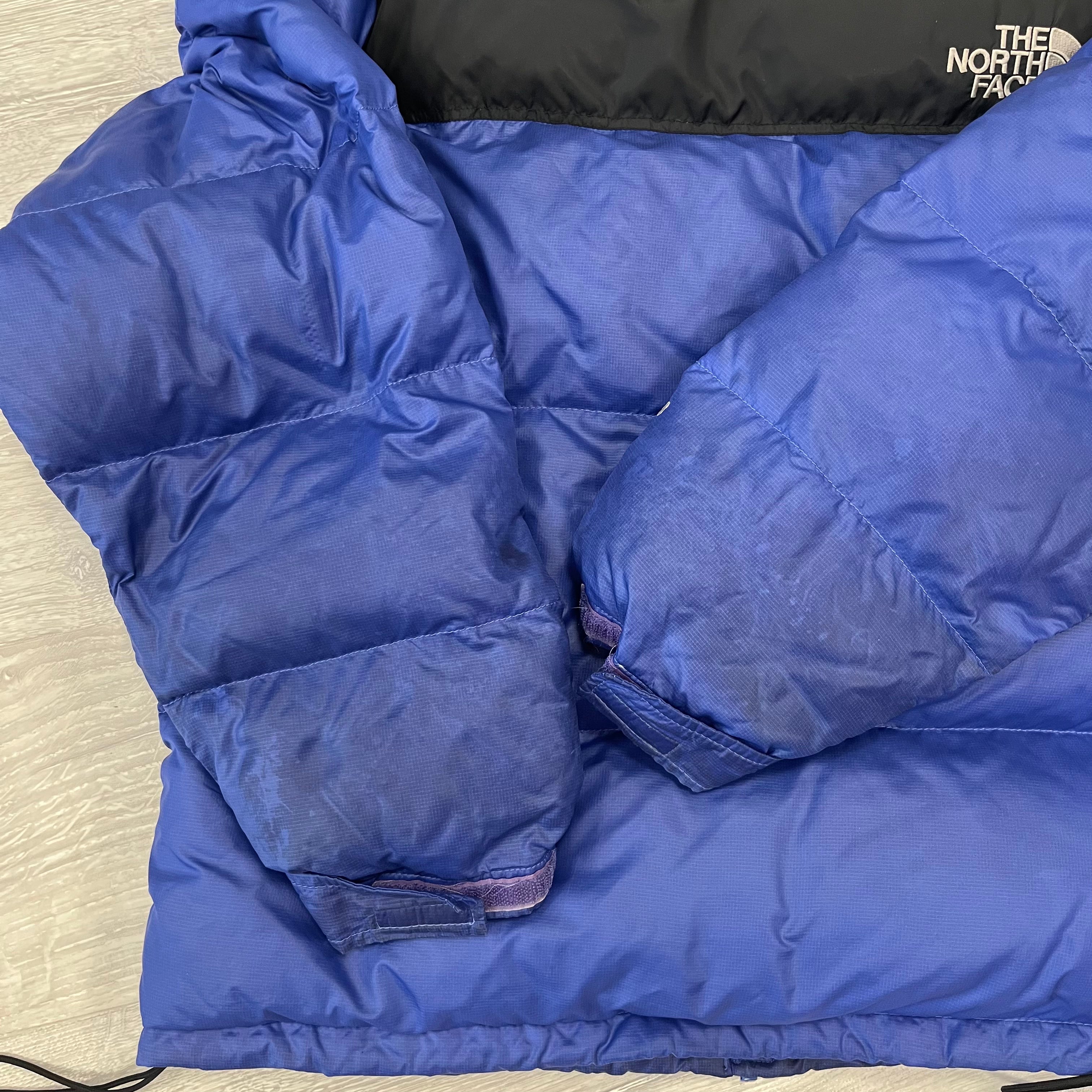 The North Face Light Purple Puffer Jacket WITH STAINS