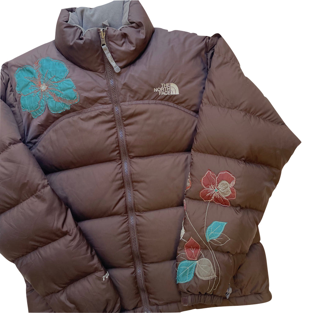 Vintage The North Face Women’s Brown Puffer Jacket