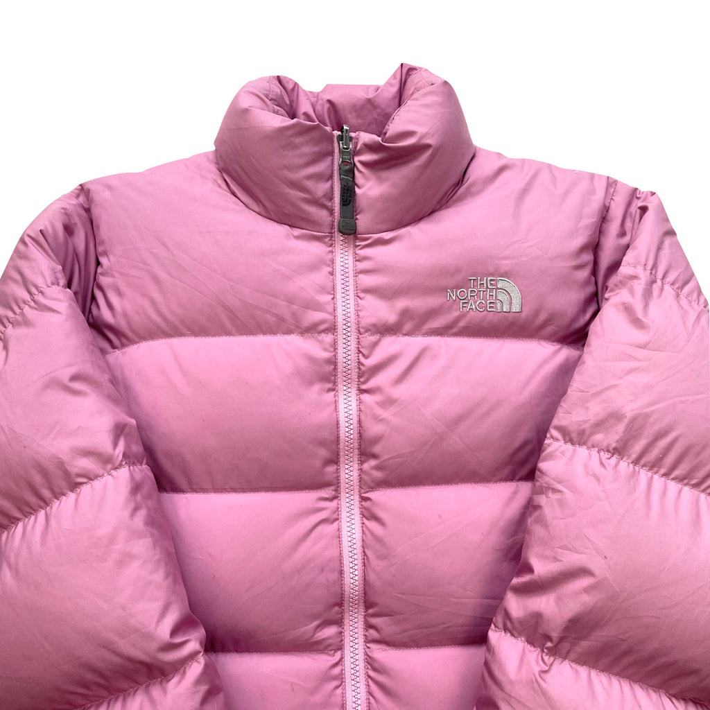 The North Face Womens Baby Pink Puffer Jacket