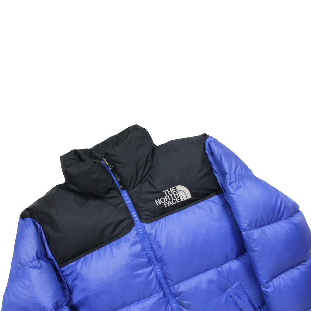 The North Face Light Purple Puffer Jacket WITH STAINS