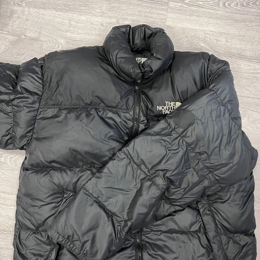 The North Face Black Puffer Jacket WITH REPAIR