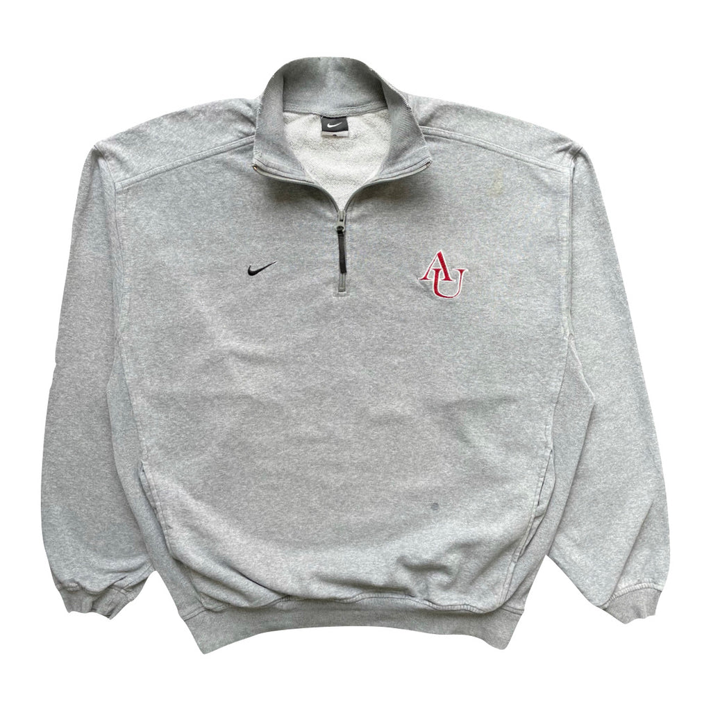 Nike University Grey 1/4 Zip Sweatshirt