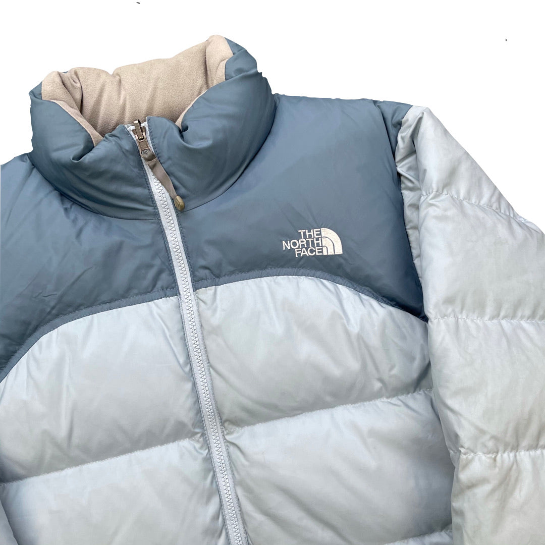 The North Face Womens Baby Blue Puffer Jacket