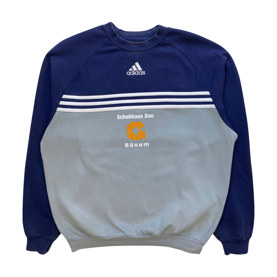 Adidas Navy Blue & Baby Blue Sweatshirt