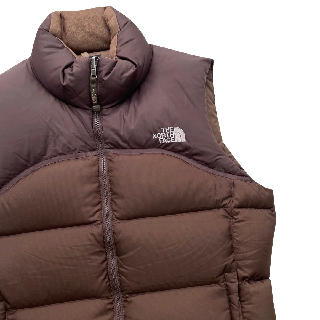 The North Face Womens Brown Gilet Puffer Jacket