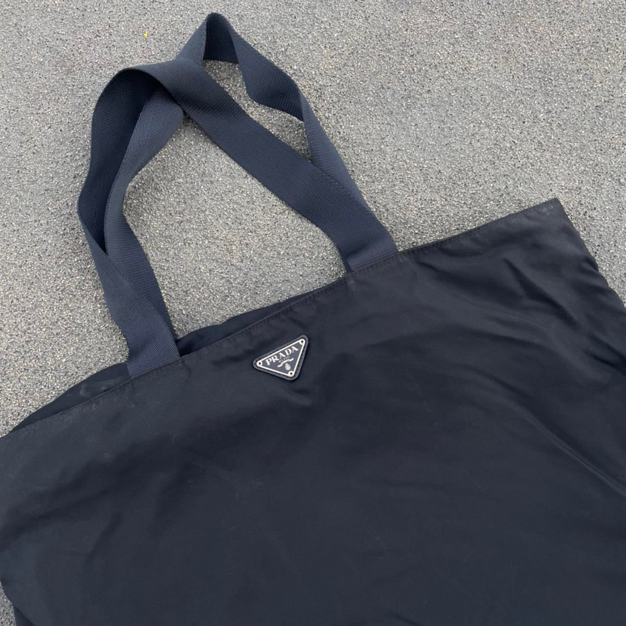 Prada Black Nylon Tote Bag