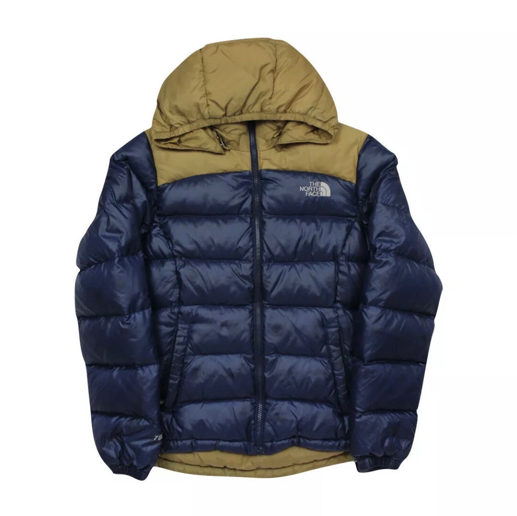 The North Face Womens Navy Beige Puffer Jacket