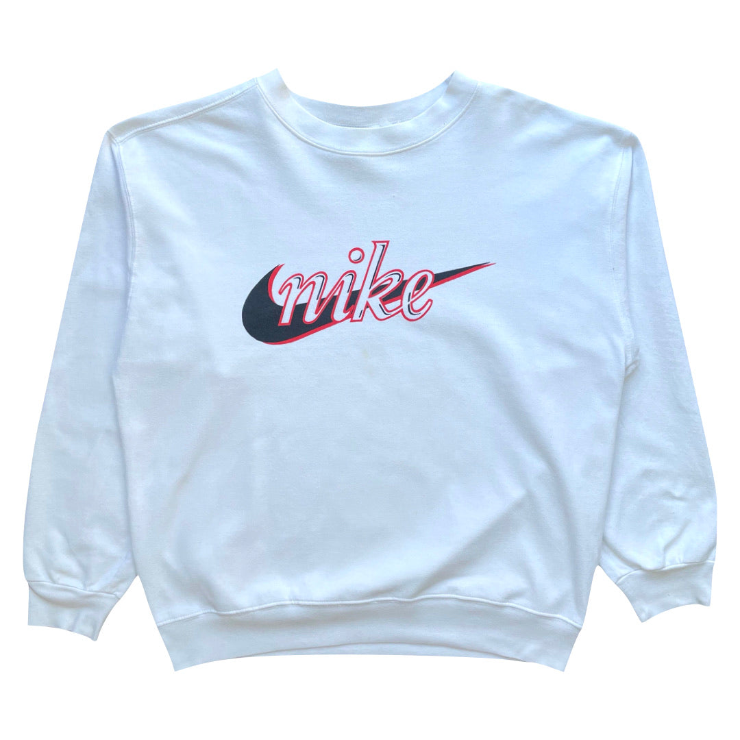 Nike White Sweatshirt WITH STAIN