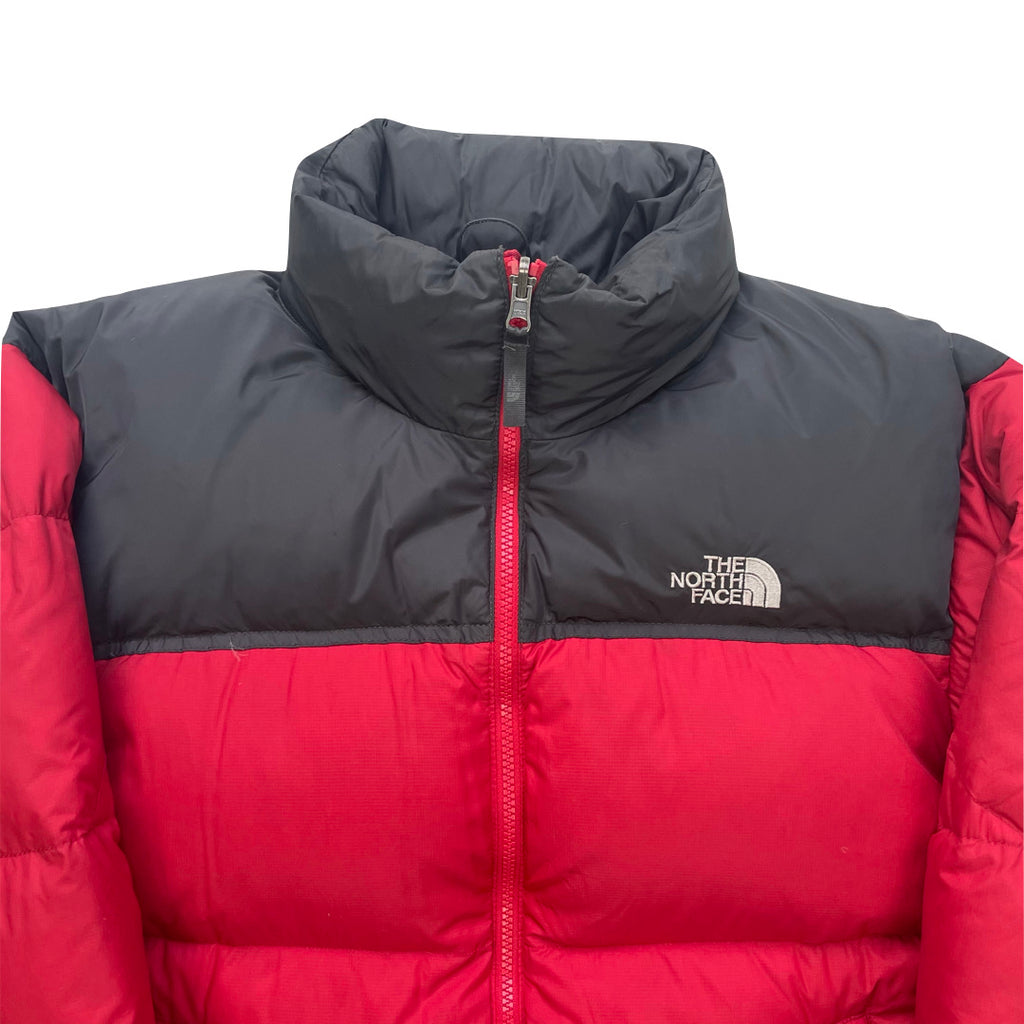 The North Face Matte Red Puffer Jacket