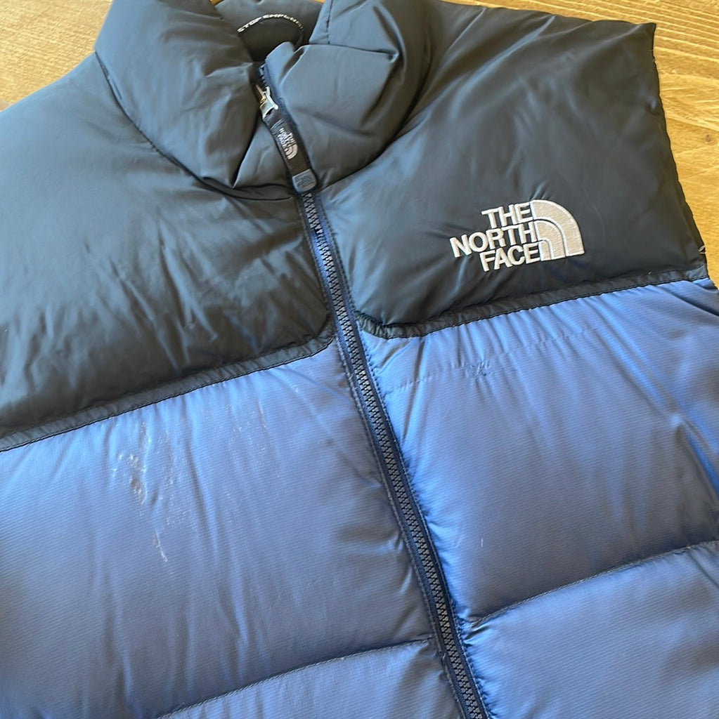 The North Face Navy Gilet Puffer Jacket DAMAGED